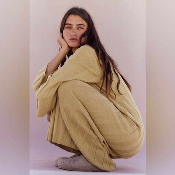 Free People Beach Wanda Sweater Dress Size Small in Dried Moss - Picture 4 of 8